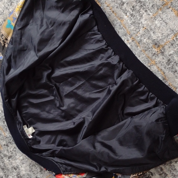 Gamblers Jacket, silk, women's L, Vintage - Picture 5 of 8